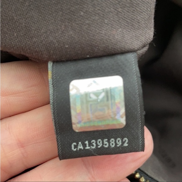 Fendi Zucca Black Canvas Monogram Mia Large Shoulder Bag - Picture 4 of 5